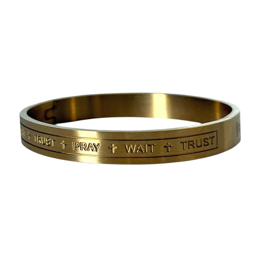 Obedience Gold Bangle