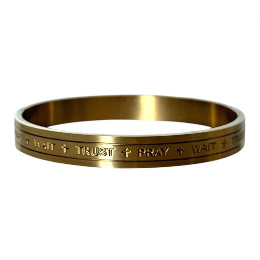 Obedience Gold Bangle